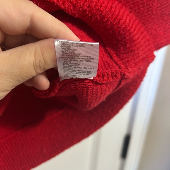 RDI Vibrant Red Drop Sweater Knit Sweater - Picture 4 of 8